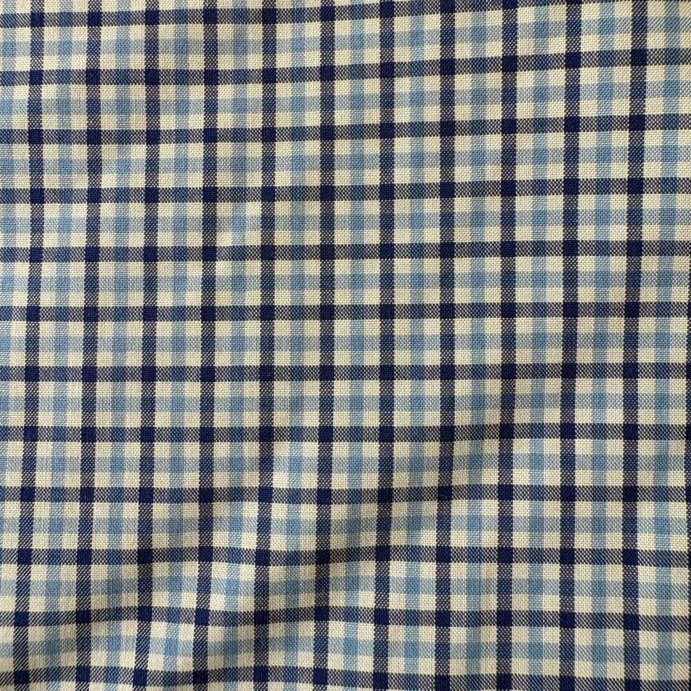 Ralph Lauren Men's White and Blue Check Plaid Shirt - Picture 5 of 7